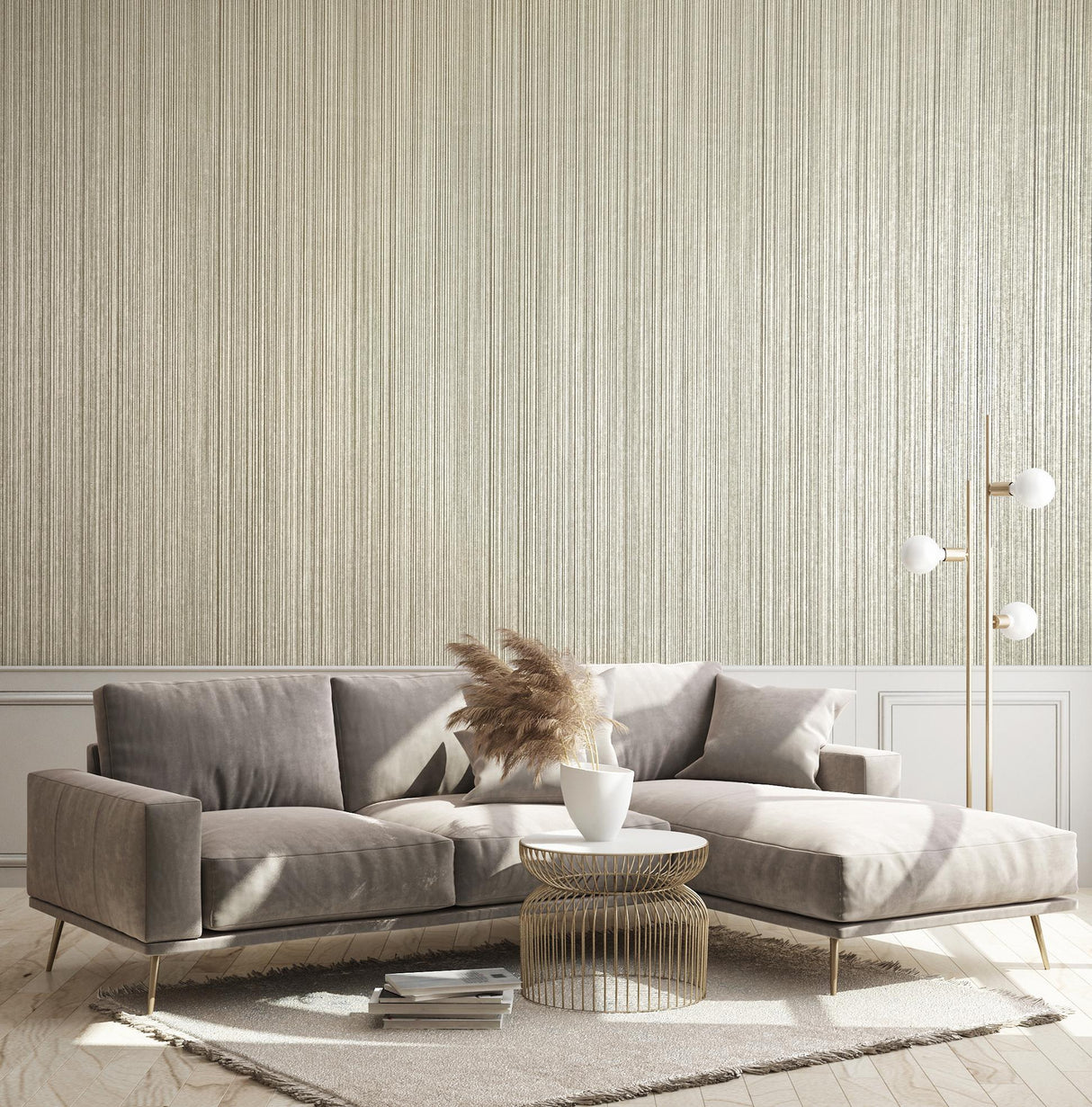 Galerie Jupiter Sand Beige Beige Wallpaper