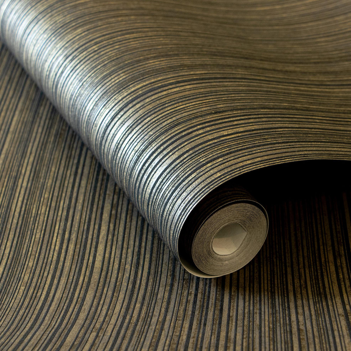 Galerie Jupiter Umber Brown Gold Wallpaper