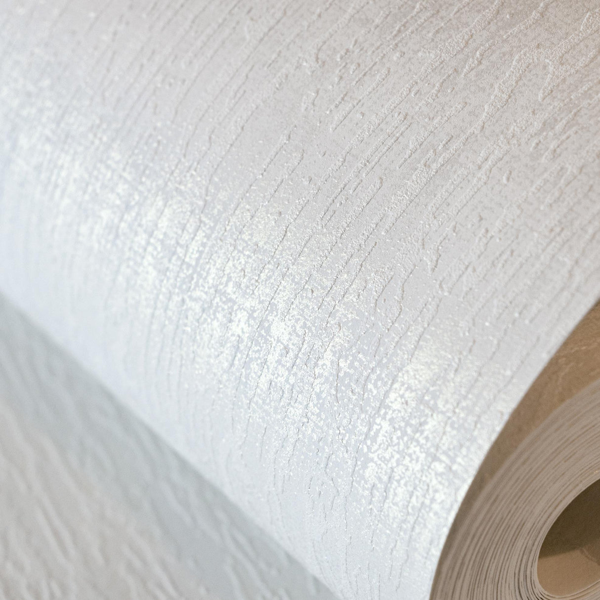 Galerie Merkur Pearl White White Wallpaper