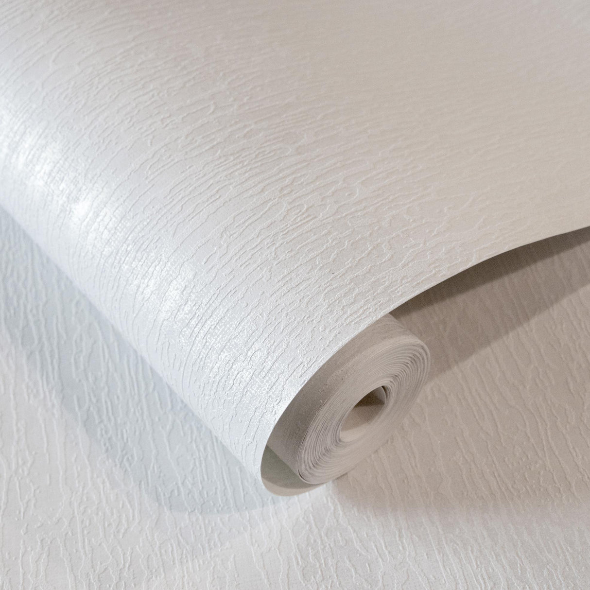 Galerie Merkur Pearl White White Wallpaper
