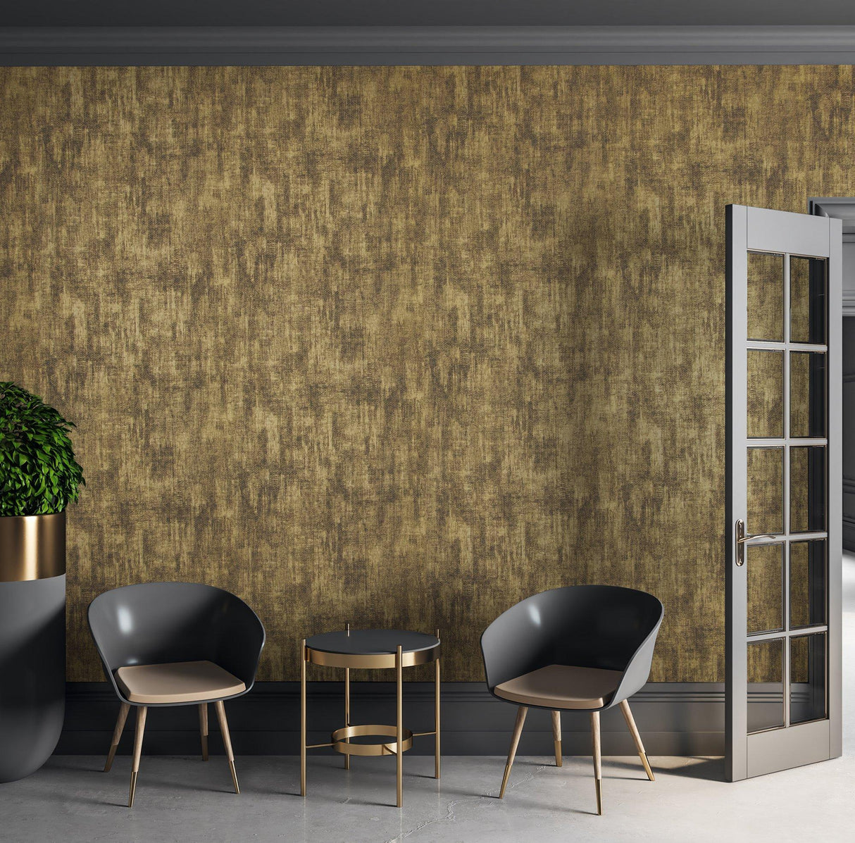 Galerie GH64625-23 Universe Merkur Gold Wallpaper GH64625-23 Gold Wallpaper