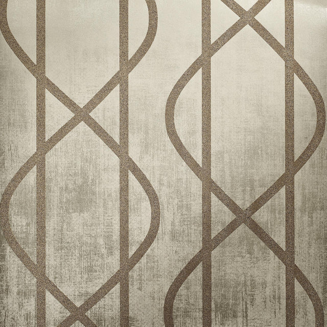Galerie Saturn Sand Beige Beige Wallpaper
