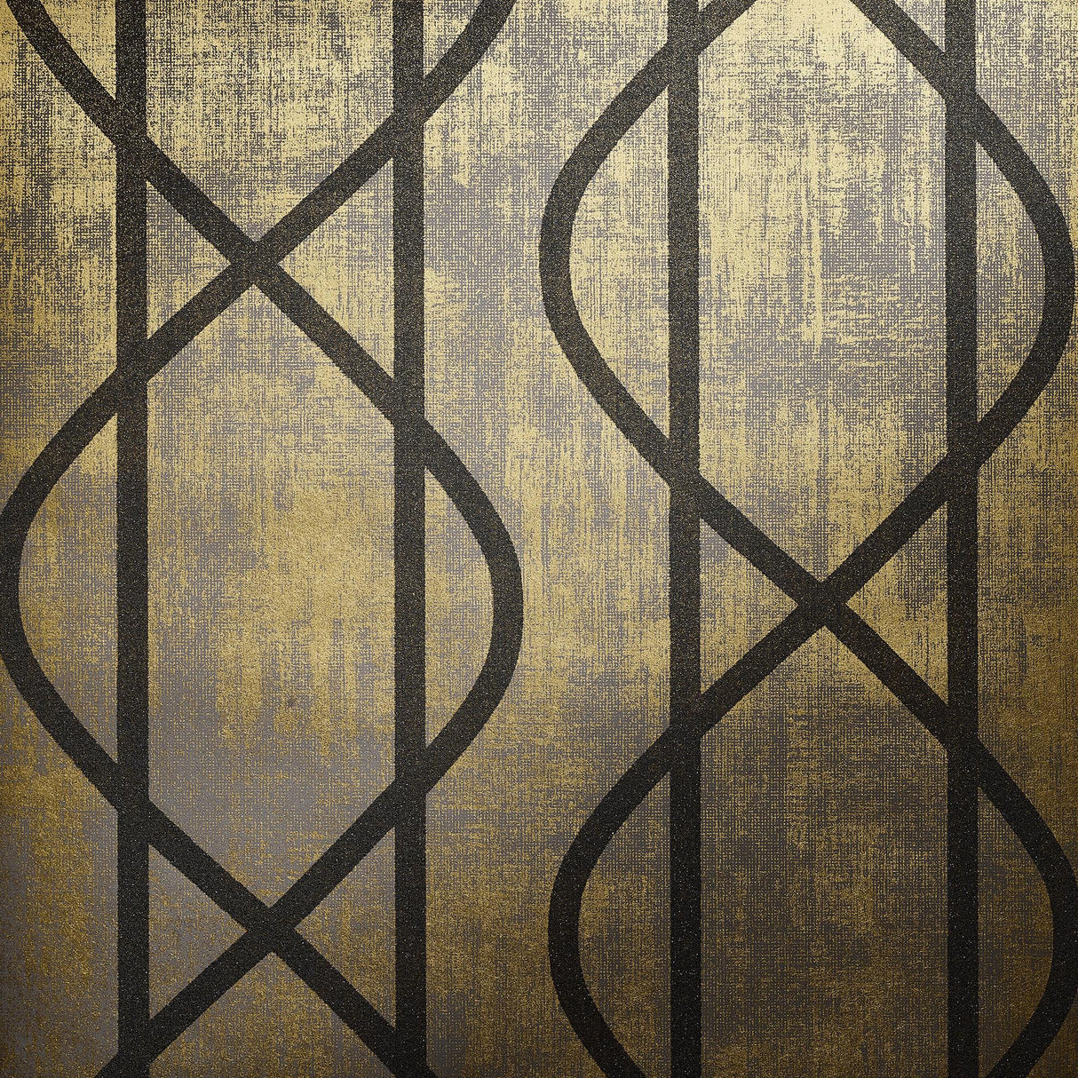 Galerie Saturn Umber Brown Bronze Brown Wallpaper