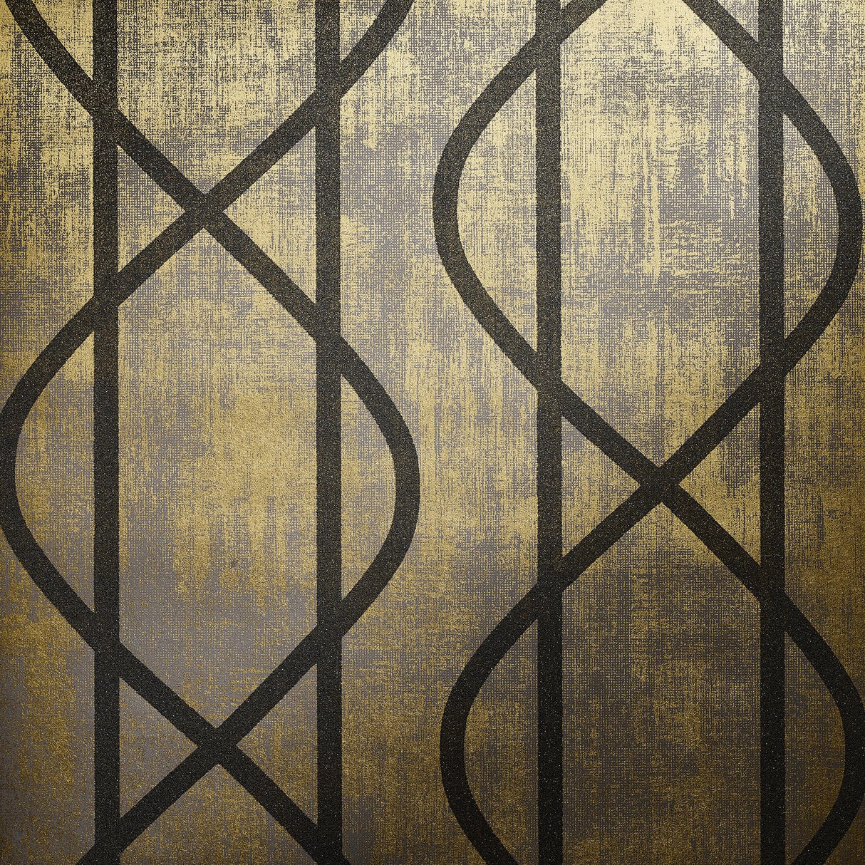 Galerie Saturn Umber Brown Bronze Brown Wallpaper