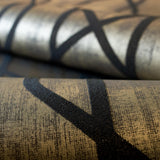 Galerie Saturn Umber Brown Bronze Brown Wallpaper