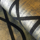 Galerie Saturn Umber Brown Bronze Brown Wallpaper