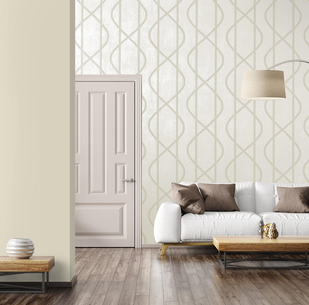 Galerie GH81219-23 Universe Saturn Beige Wallpaper GH81219-23 Beige Wallpaper