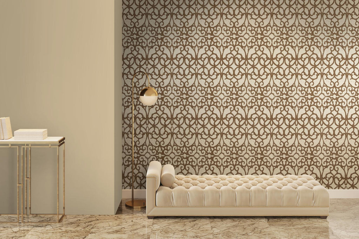 Galerie Pluto Sand Beige Beige Wallpaper