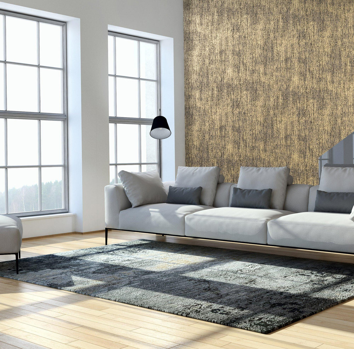 Galerie GH51205-23 Universe Neptune Gold Wallpaper GH51205-23 Gold Wallpaper