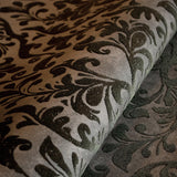 Galerie Mayfair / Loft Damask Flock Bronze Brown Wallpaper