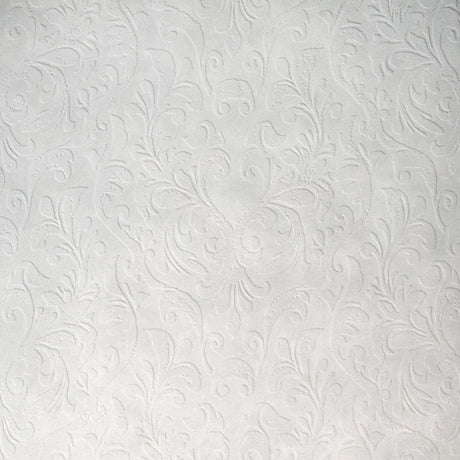 Galerie Mayfair / Loft Damask Flock Silver Grey Wallpaper