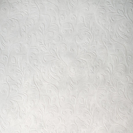 Galerie Mayfair / Loft Damask Flock Silver Grey Wallpaper