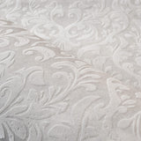Galerie Mayfair / Loft Damask Flock Silver Grey Wallpaper
