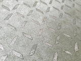 Galerie Soho / Metal Drain Grid Silver Grey Wallpaper