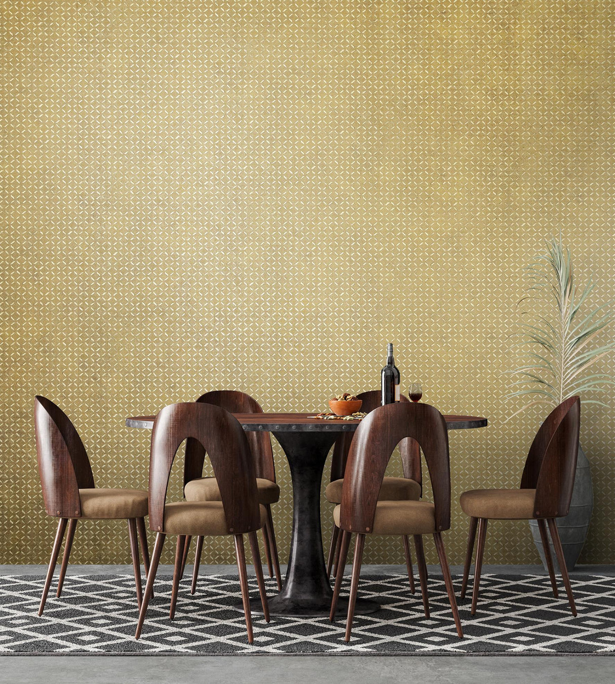 Galerie Soho Gold Wallpaper