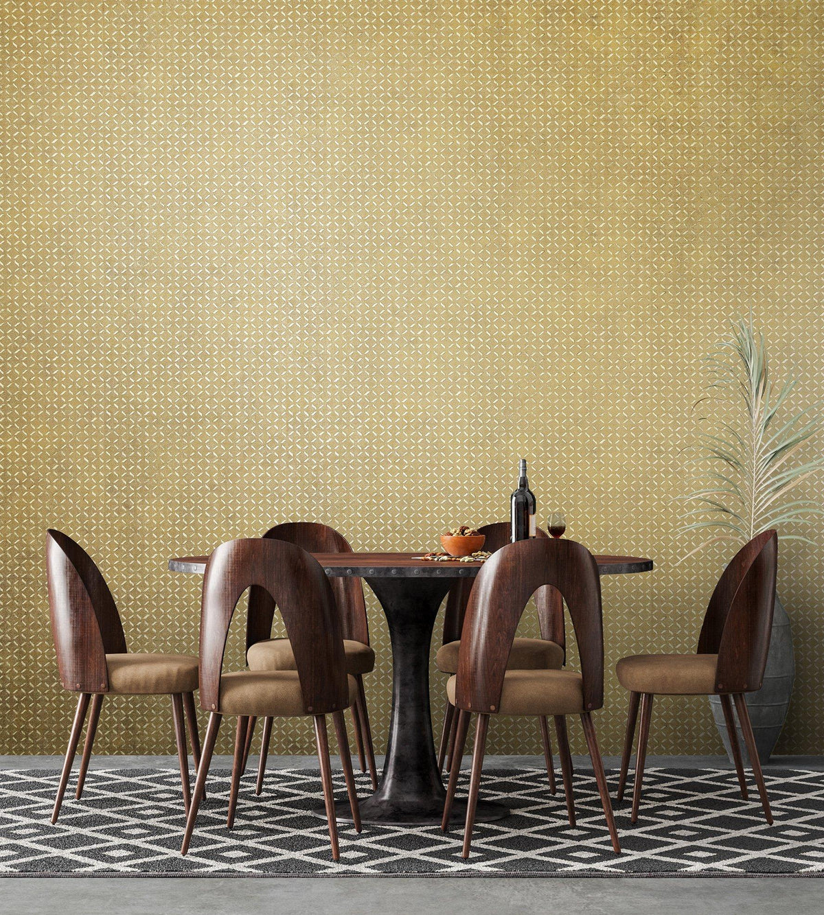Galerie GH30046-23 Urban Classics Soho Gold Wallpaper GH30046-23 Gold Wallpaper