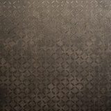 Galerie Soho / Metal Drain Grid Bronze Brown Wallpaper