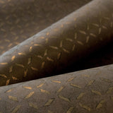 Galerie Soho / Metal Drain Grid Bronze Brown Wallpaper