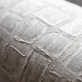 Galerie Manhattan / Loft Tile Silver Grey Wallpaper