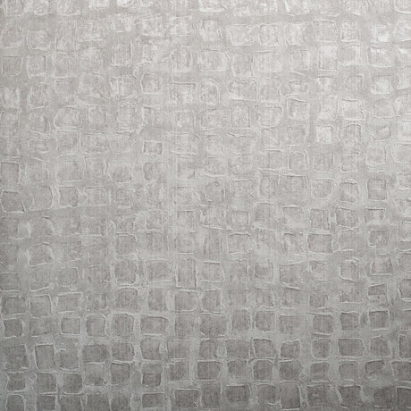 Galerie Manhattan / Loft Tile Silver Grey Wallpaper