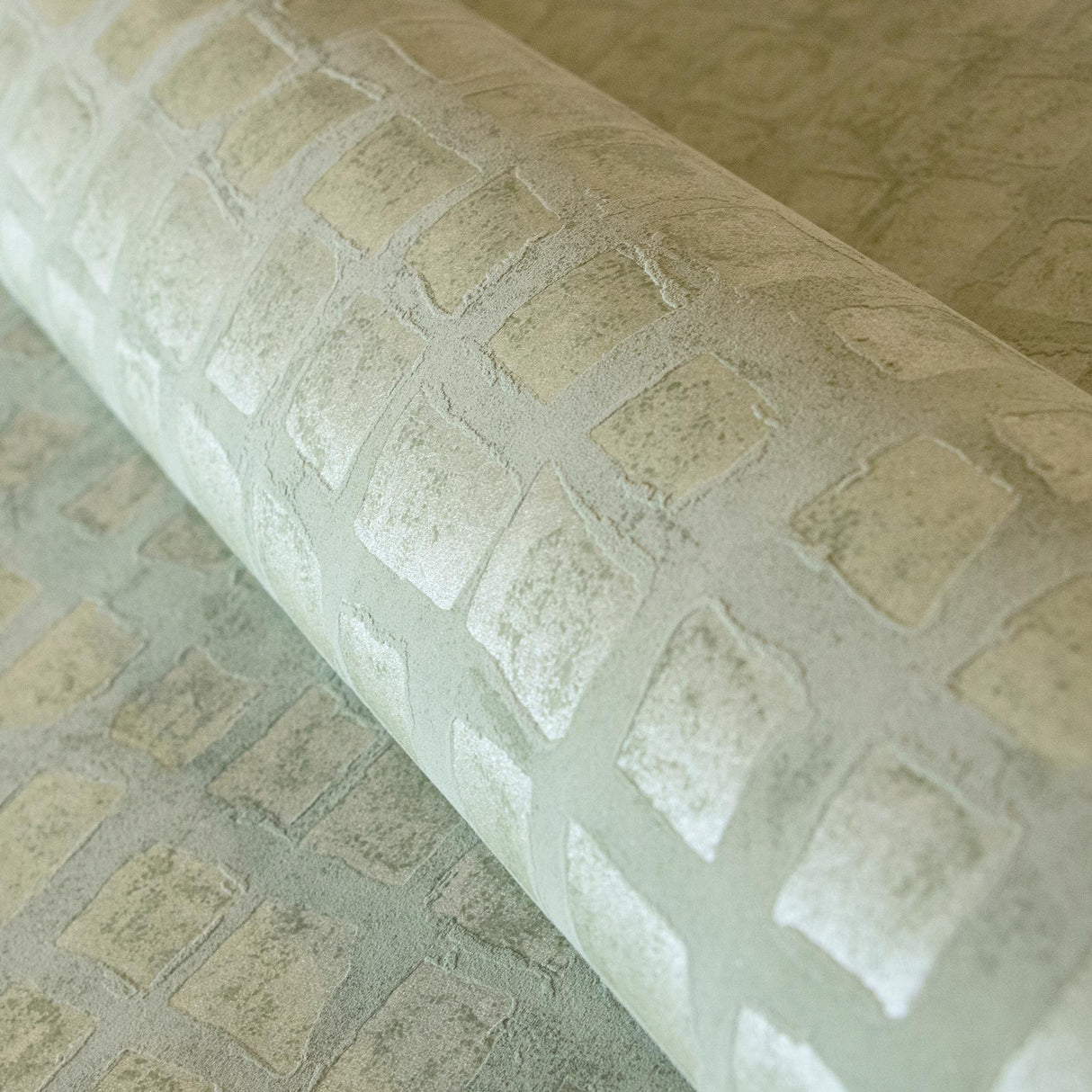 Galerie Manhattan / Loft Tile Green Wallpaper