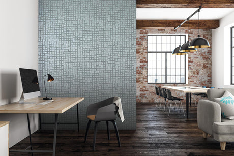 Galerie Manhattan /Loft Tile Blue Wallpaper