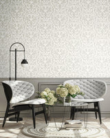 Galerie Notting Hill / Loft Damask Cream Wallpaper