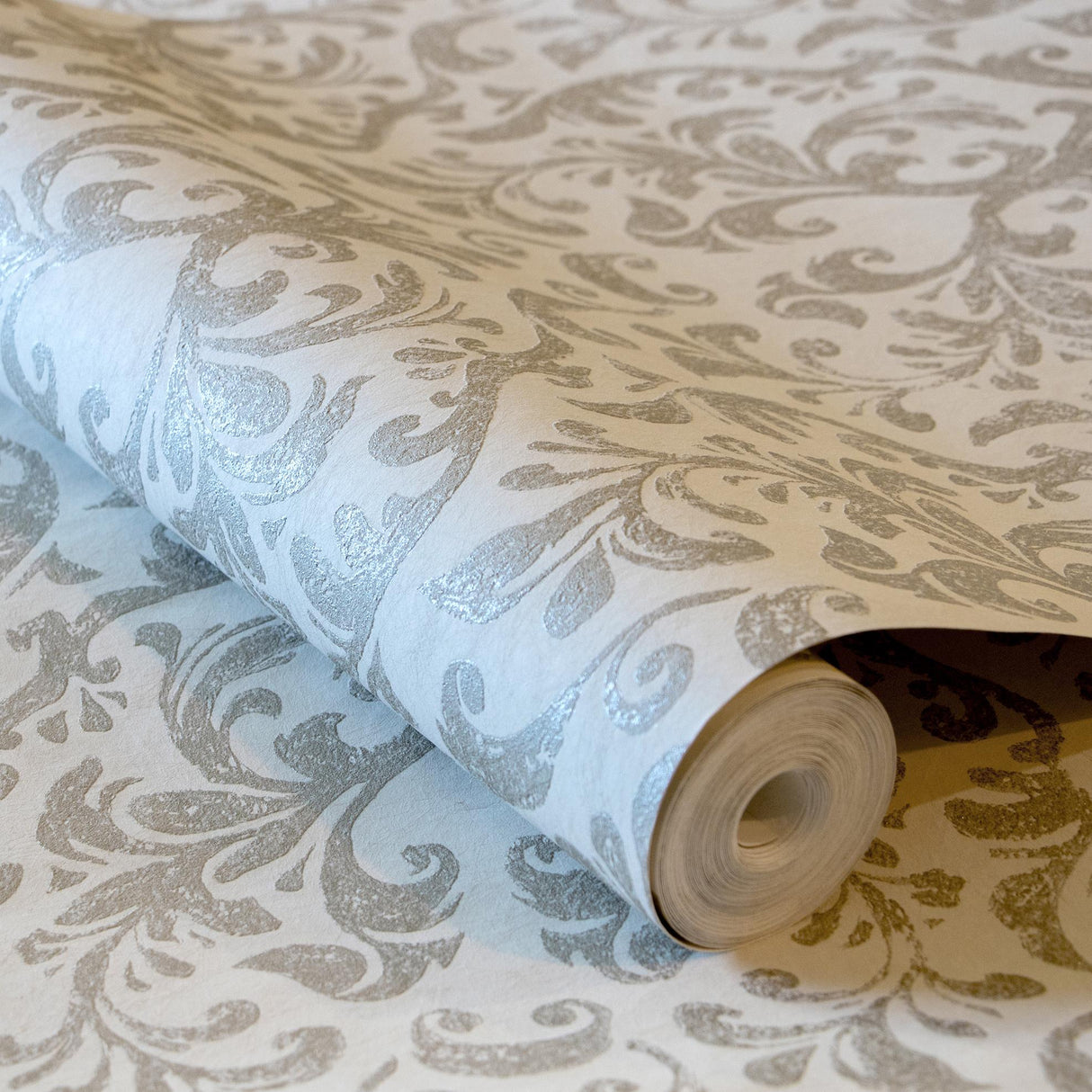 Galerie Notting Hill / Loft Damask Beige Wallpaper