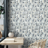 Galerie GH65320-23 Salt Penello Blue Wallpaper GH65320-23 Blue Wallpaper