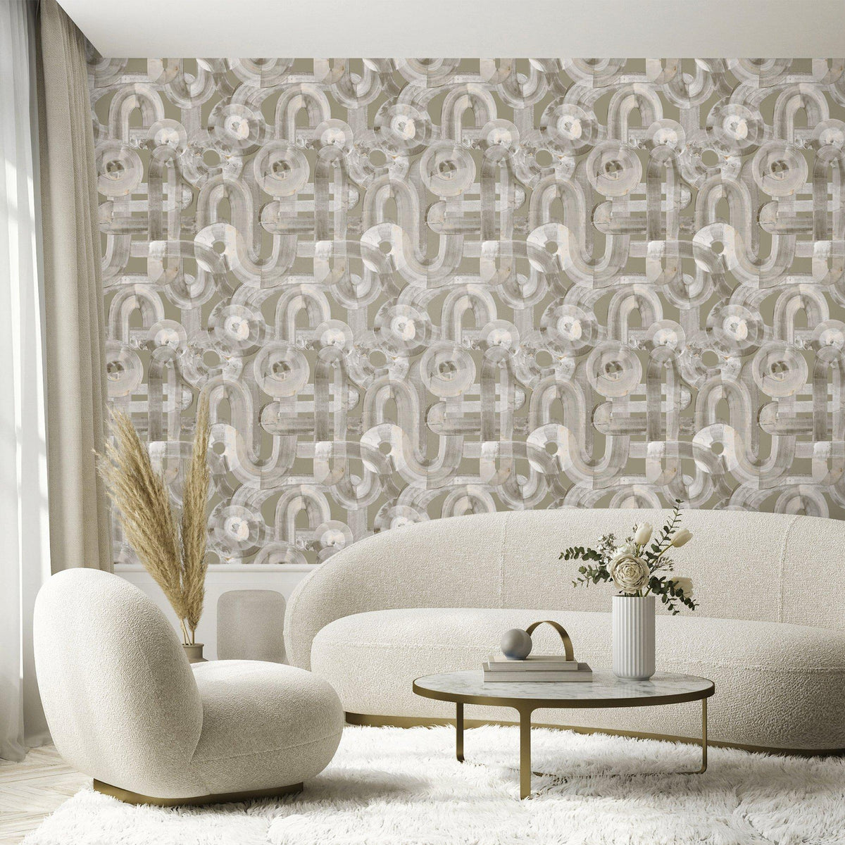 Galerie GH65322-23 Salt Penello Bronze Brown Wallpaper GH65322-23 Bronze Brown Wallpaper