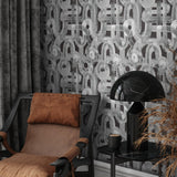 Galerie GH65324-23 Salt Penello Silver Grey Wallpaper GH65324-23 Silver Grey Wallpaper