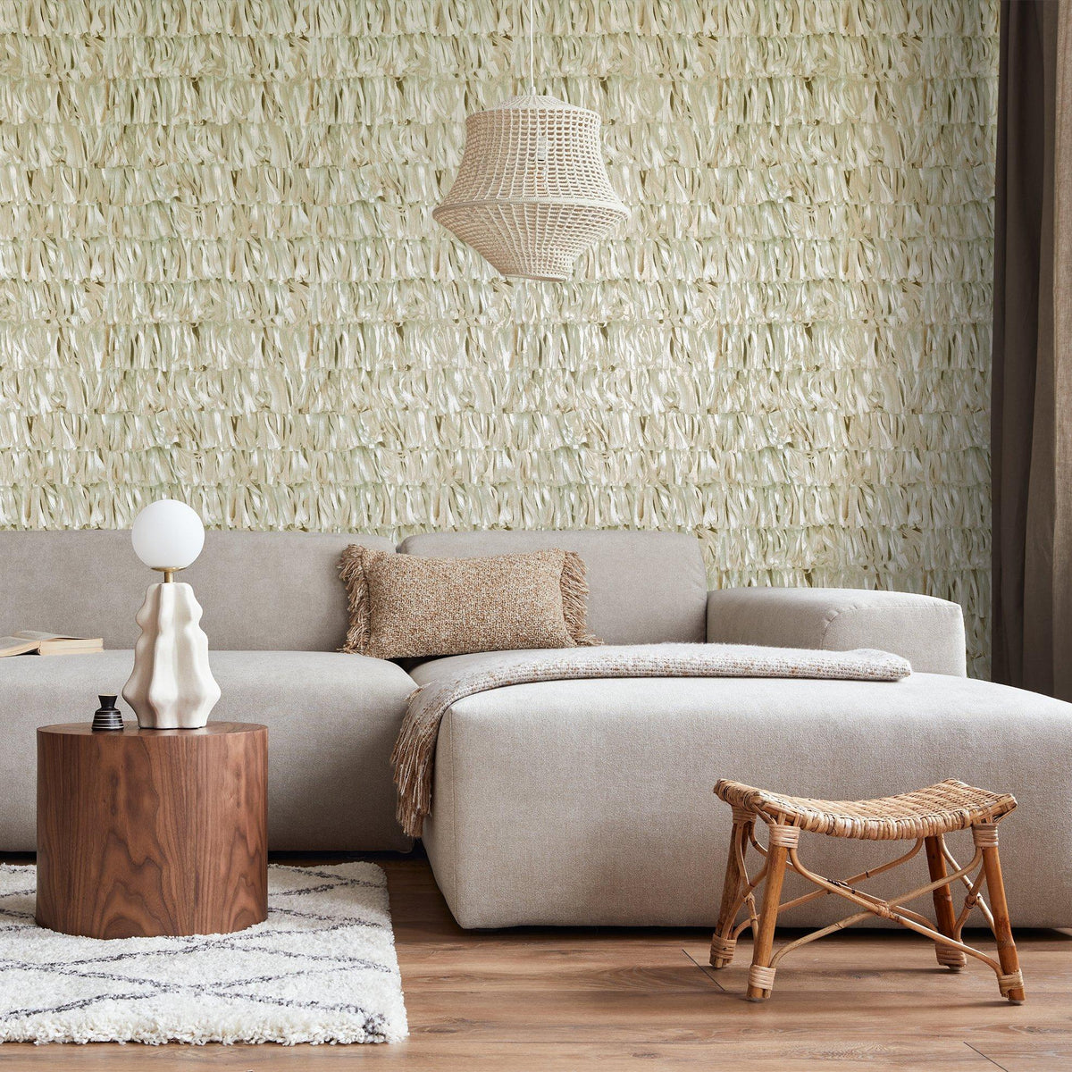 Galerie GH65312-23 Salt Calma Beige Wallpaper GH65312-23 Beige Wallpaper
