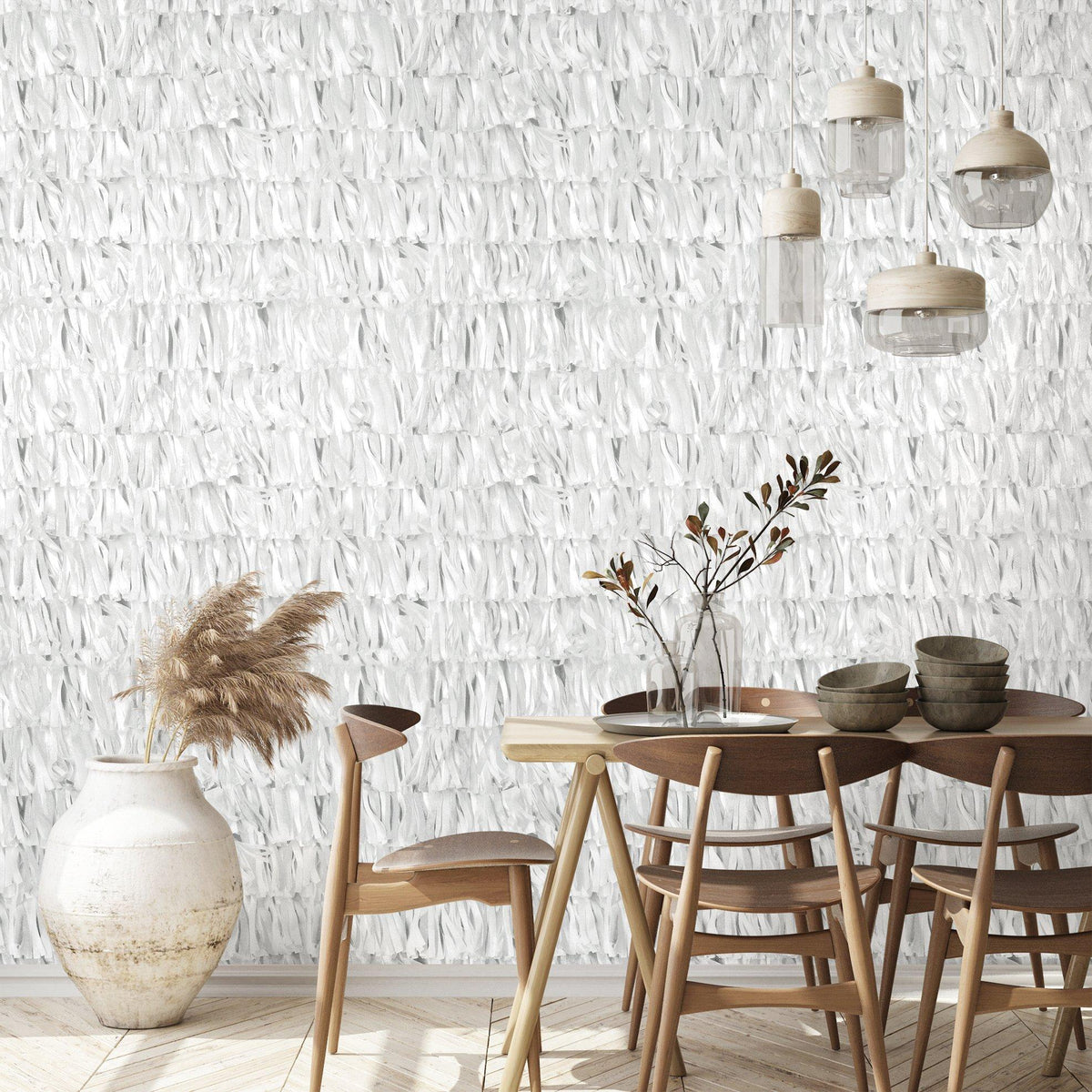 Galerie GH65316-23 Salt Calma White Wallpaper GH65316-23 White Wallpaper