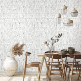 Galerie GH65316-23 Salt Calma White Wallpaper GH65316-23 White Wallpaper