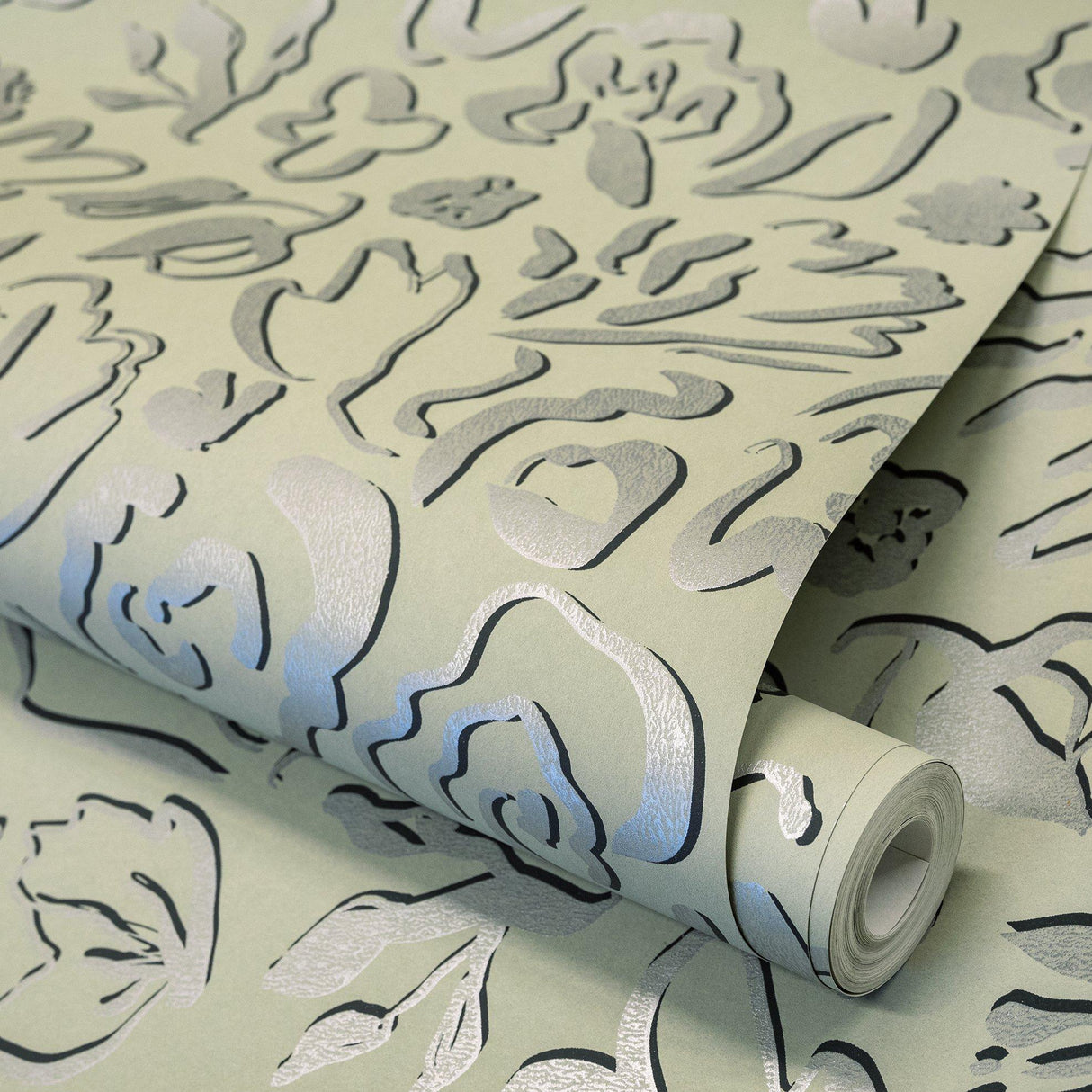 Galerie GH65328-23 Salt Fiore Green Wallpaper GH65328-23 Green Wallpaper