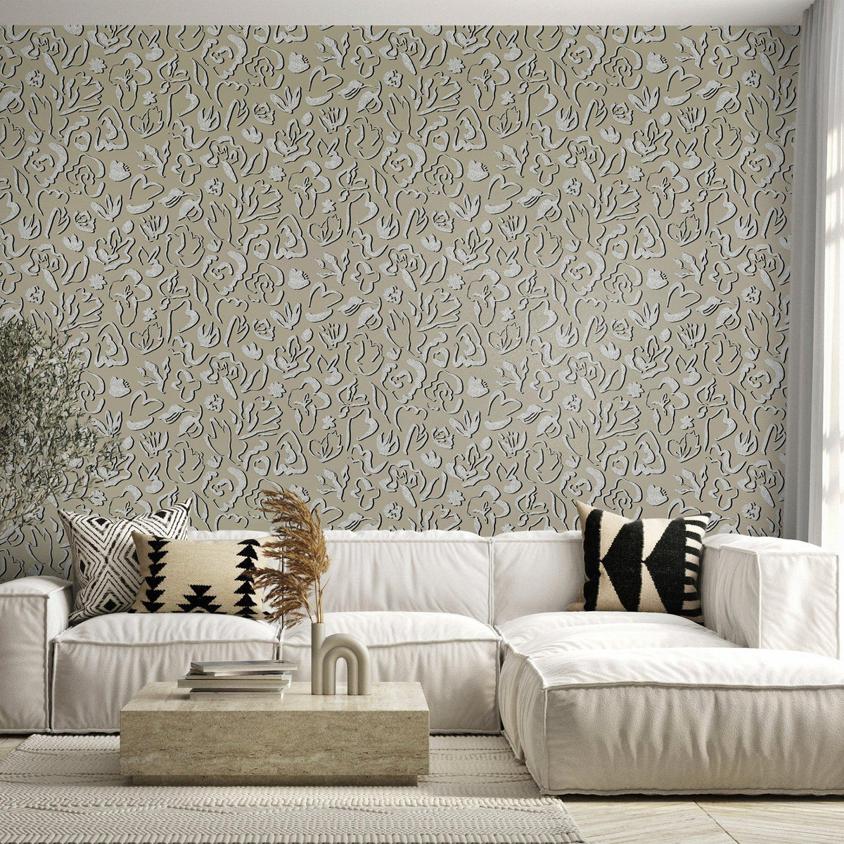 Galerie GH65330-23 Salt Fiore Bronze Brown Wallpaper GH65330-23 Bronze Brown Wallpaper