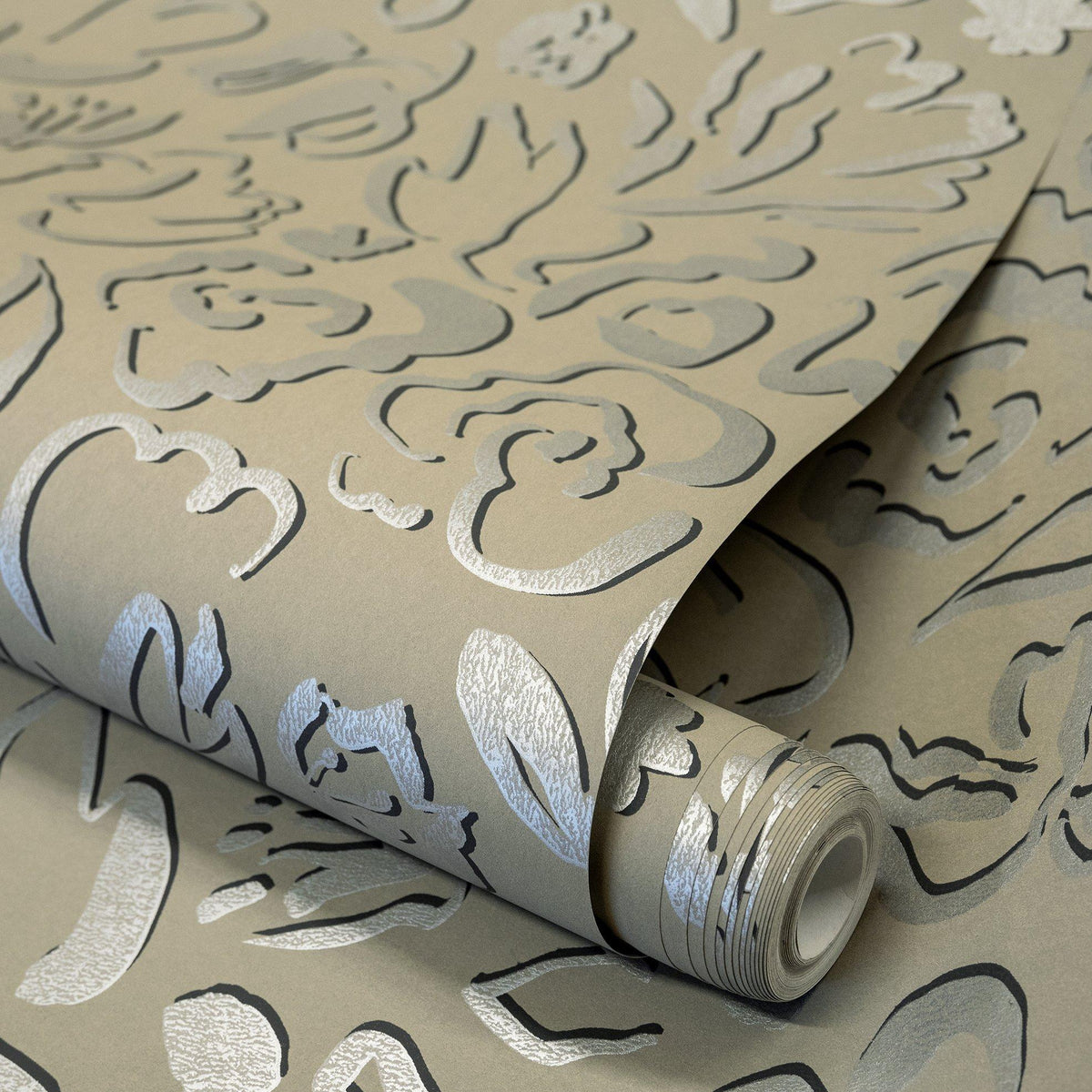 Galerie GH65330-23 Salt Fiore Bronze Brown Wallpaper GH65330-23 Bronze Brown Wallpaper