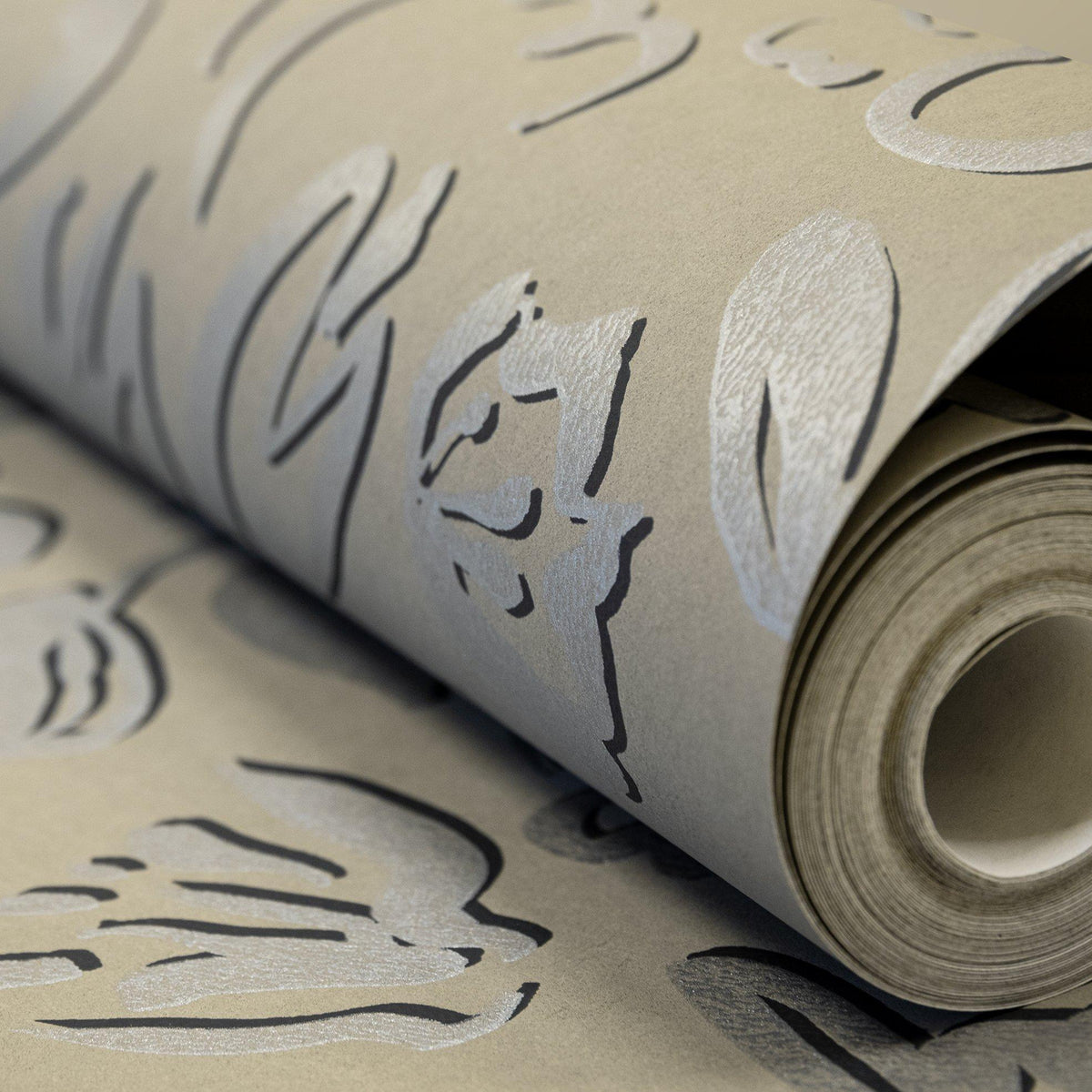 Galerie GH65330-23 Salt Fiore Bronze Brown Wallpaper GH65330-23 Bronze Brown Wallpaper