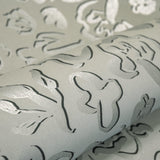 Galerie GH65332-23 Salt Fiore Silver Grey Wallpaper GH65332-23 Silver Grey Wallpaper