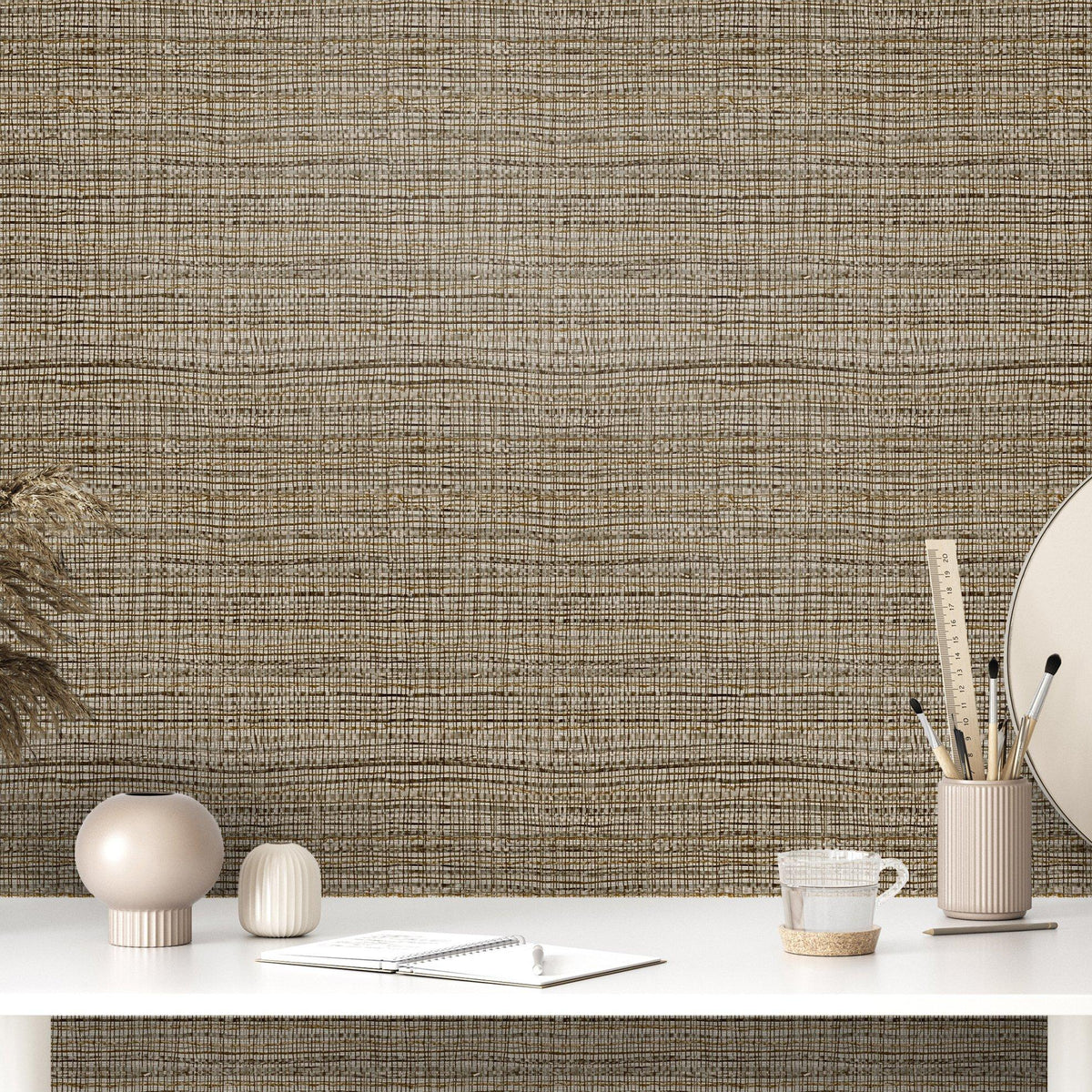 Galerie GH27096-23 Salt Fondo Bronze Brown Wallpaper GH27096-23 Bronze Brown Wallpaper