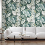 Galerie GH81344-23 Pepper Ficus Green Wallpaper GH81344-23 Green Wallpaper