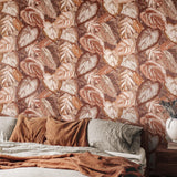 Galerie GH81346-23 Pepper Ficus Orange Wallpaper GH81346-23 Orange Wallpaper