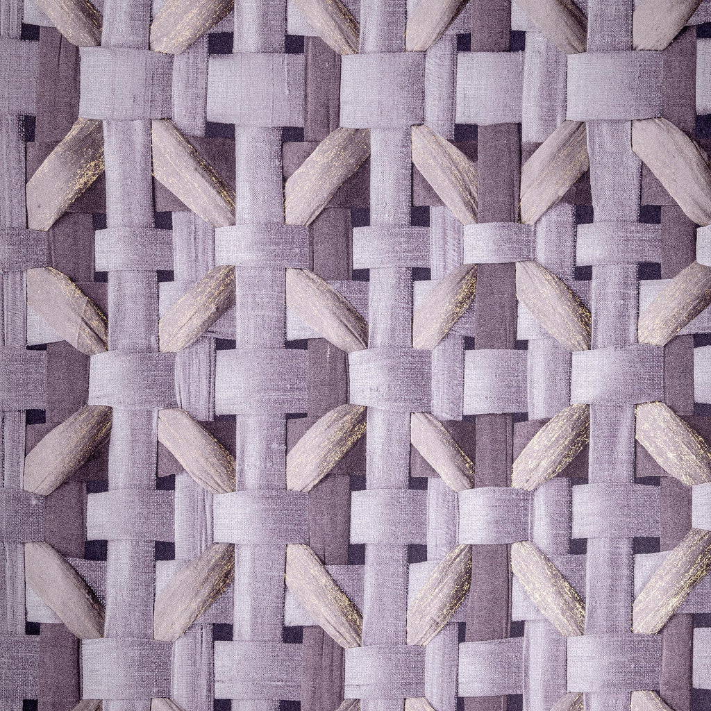Galerie Octagonal Honeycomb Purple Lilac Wallpaper