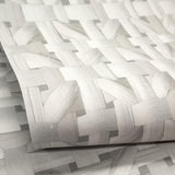 Galerie GH65338-23 Pepper Octagonal Honeycomb Silver Grey Wallpaper GH65338-23 Silver Grey Wallpaper