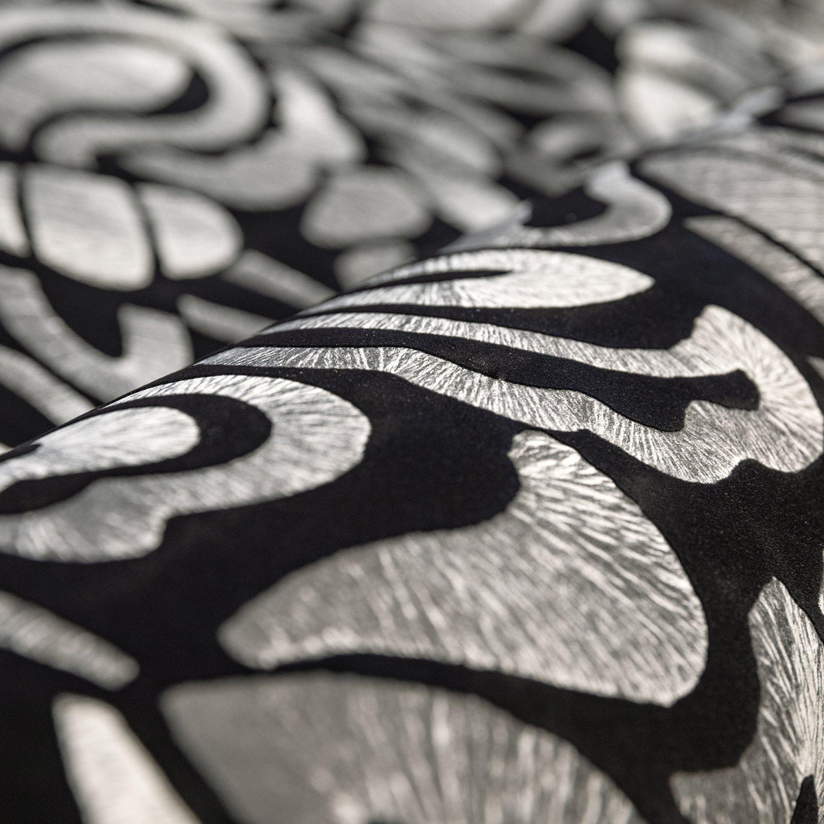 Galerie GH81338-23 Pepper Brussels Lace Black Wallpaper GH81338-23 Black Wallpaper