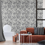 Galerie GH81339-23 Pepper Brussels Lace Silver Grey Wallpaper GH81339-23 Silver Grey Wallpaper