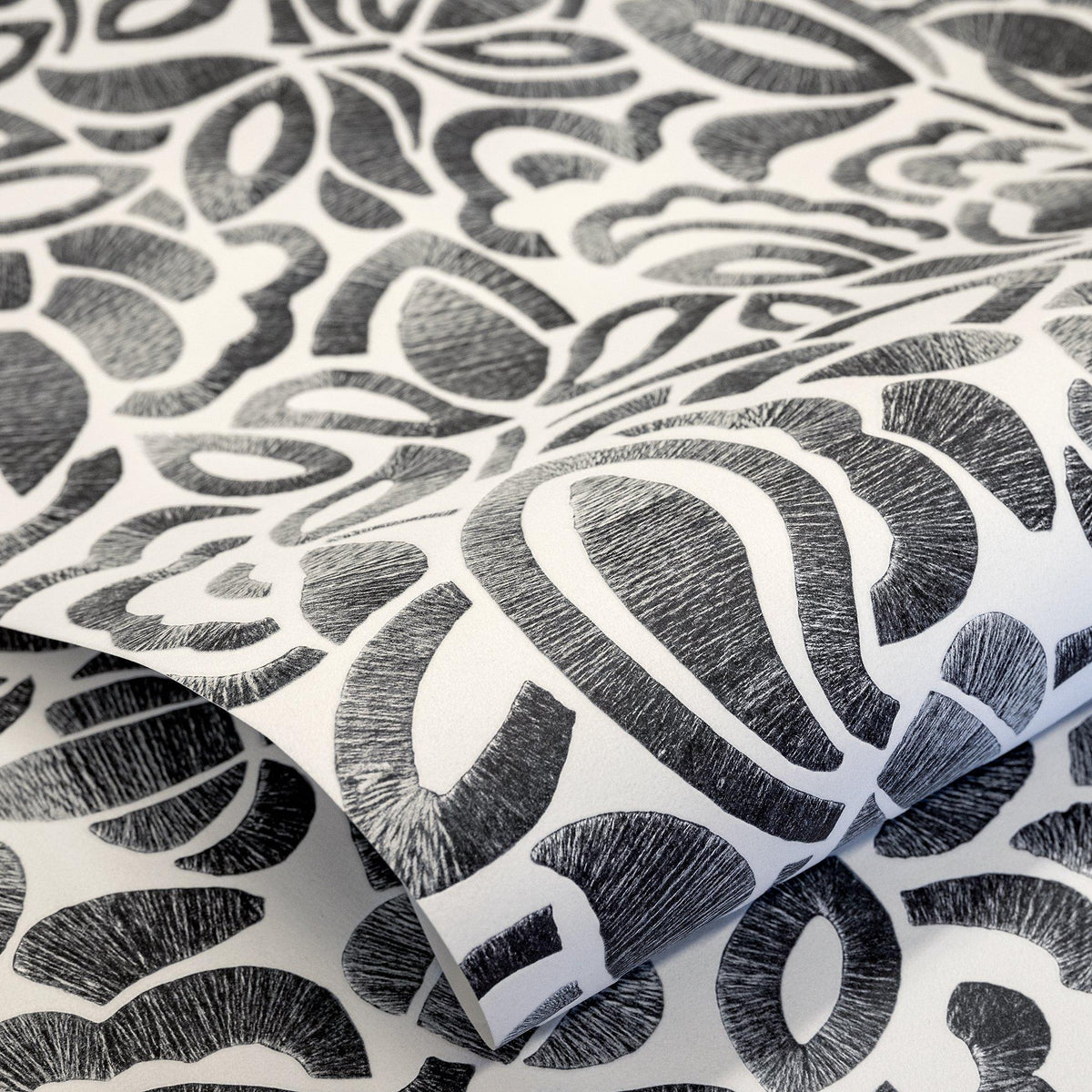 Galerie GH81339-23 Pepper Brussels Lace Silver Grey Wallpaper GH81339-23 Silver Grey Wallpaper