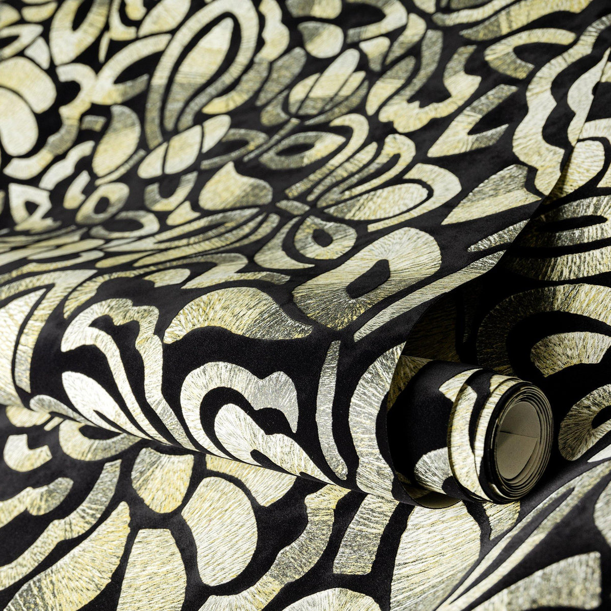Galerie GH81341-23 Pepper Brussels Lace Yellow Wallpaper GH81341-23 Yellow Wallpaper
