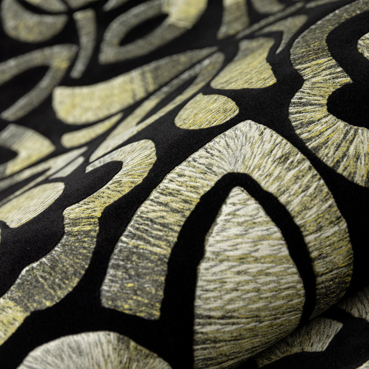 Galerie GH81341-23 Pepper Brussels Lace Yellow Wallpaper GH81341-23 Yellow Wallpaper