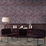 Galerie GH81342-23 Pepper Brussels Lace Red Wallpaper GH81342-23 Red Wallpaper